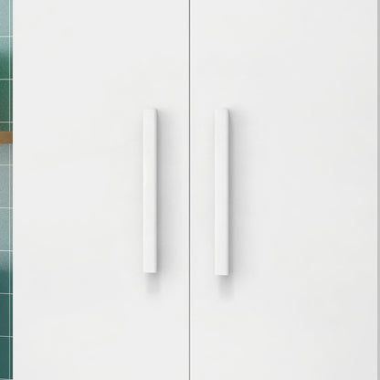 Multiuso 2 Portas com Prateleiras Móveis e Suporte Lateral