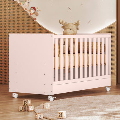 Berço com Mini Cama Doce Sonho Multifuncional