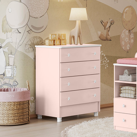 Cômoda 4 Gavetas Doce Sonho