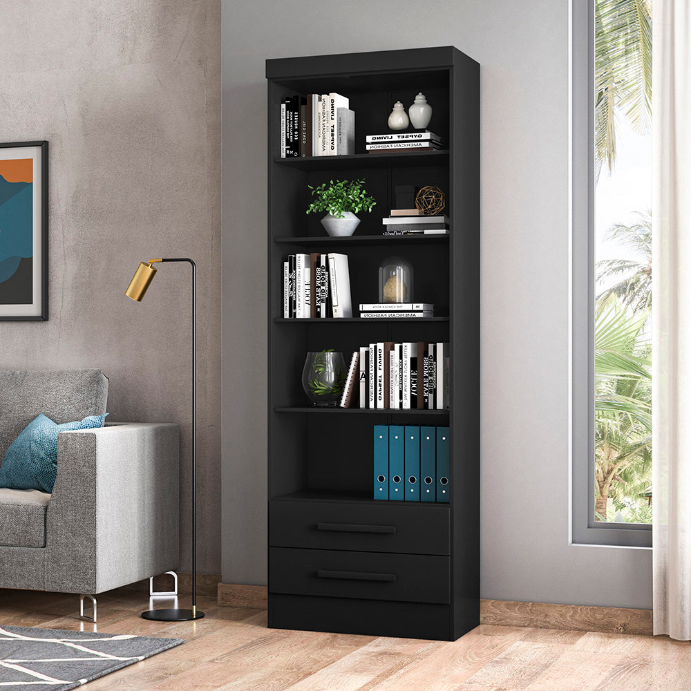 Livreiro com 2 Gavetas Doce Sonho Multifuncional com Prateleiras