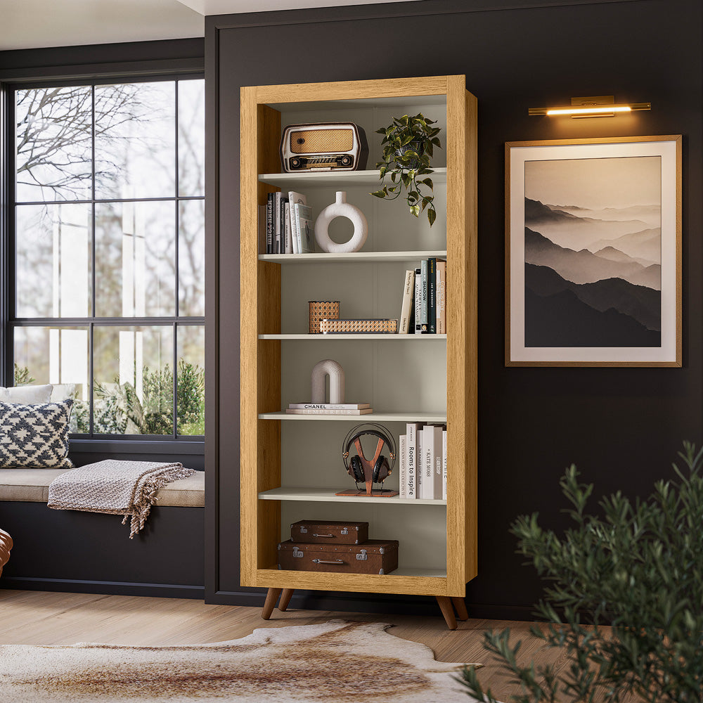 Livreiro Retrô 5 Prateleiras