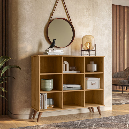 Nicho Organizador com 9 Compartimentos Pés Retrô ou Rodízios