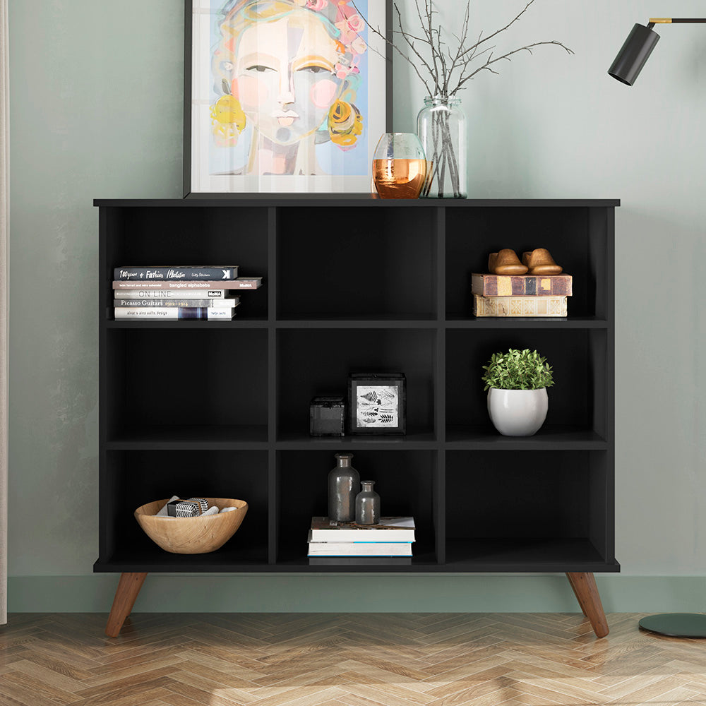 Nicho Organizador com 9 Compartimentos Pés Retrô ou Rodízios